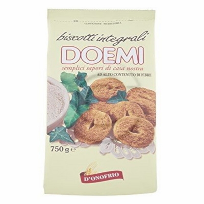 Doemi Biscotti Senza Zucchero Con Farina Integrale 500 Gr